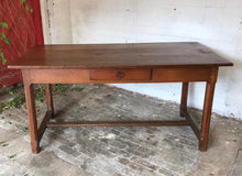 Load image into Gallery viewer, Antique French Farmhouse Table - shorter than usual.