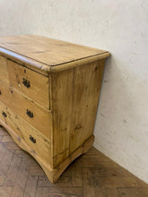 Load image into Gallery viewer, Small Pitch Pine Chest with Wavy Skirt