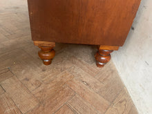 Load image into Gallery viewer, Mahogany Veneered Victorian Pine Chest of Drawers