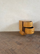 Load image into Gallery viewer, Mid Century Pine Bedside Cabinets