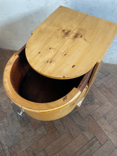 Load image into Gallery viewer, Mid Century Pine Bedside Cabinets