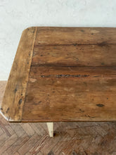 Load image into Gallery viewer, Slim French Farmhouse Table on White Painted Legs