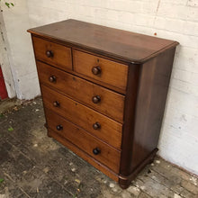 Load image into Gallery viewer, Small Victorian Mahogany Chest of Drawers - perfect condition