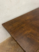 Load image into Gallery viewer, Large Oak Dining Table