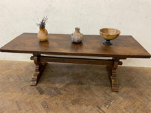 Load image into Gallery viewer, Large Oak Dining Table