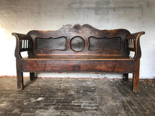 Load image into Gallery viewer, Antique Hungarian Bench