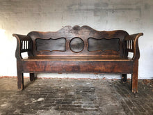 Load image into Gallery viewer, Antique Hungarian Bench