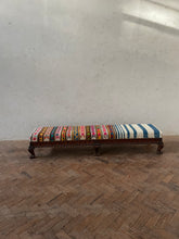 Load image into Gallery viewer, Long Striped Kilim Ottoman