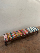 Load image into Gallery viewer, Long Striped Kilim Ottoman