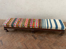Load image into Gallery viewer, Long Striped Kilim Ottoman