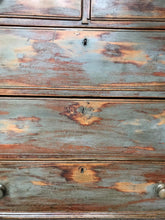 Load image into Gallery viewer, Antique Pine Painted Chest of Drawers
