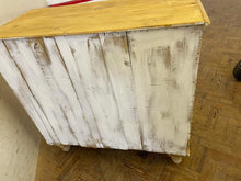 Load image into Gallery viewer, Victorian Pine Chest of Drawers - Black Handles
