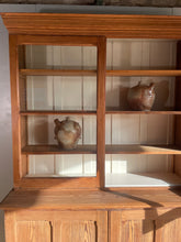 Load image into Gallery viewer, Large Antique Pine Glazed Dresser
