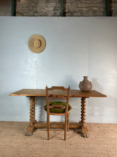 Load image into Gallery viewer, Barley Twist Slim Dining Table
