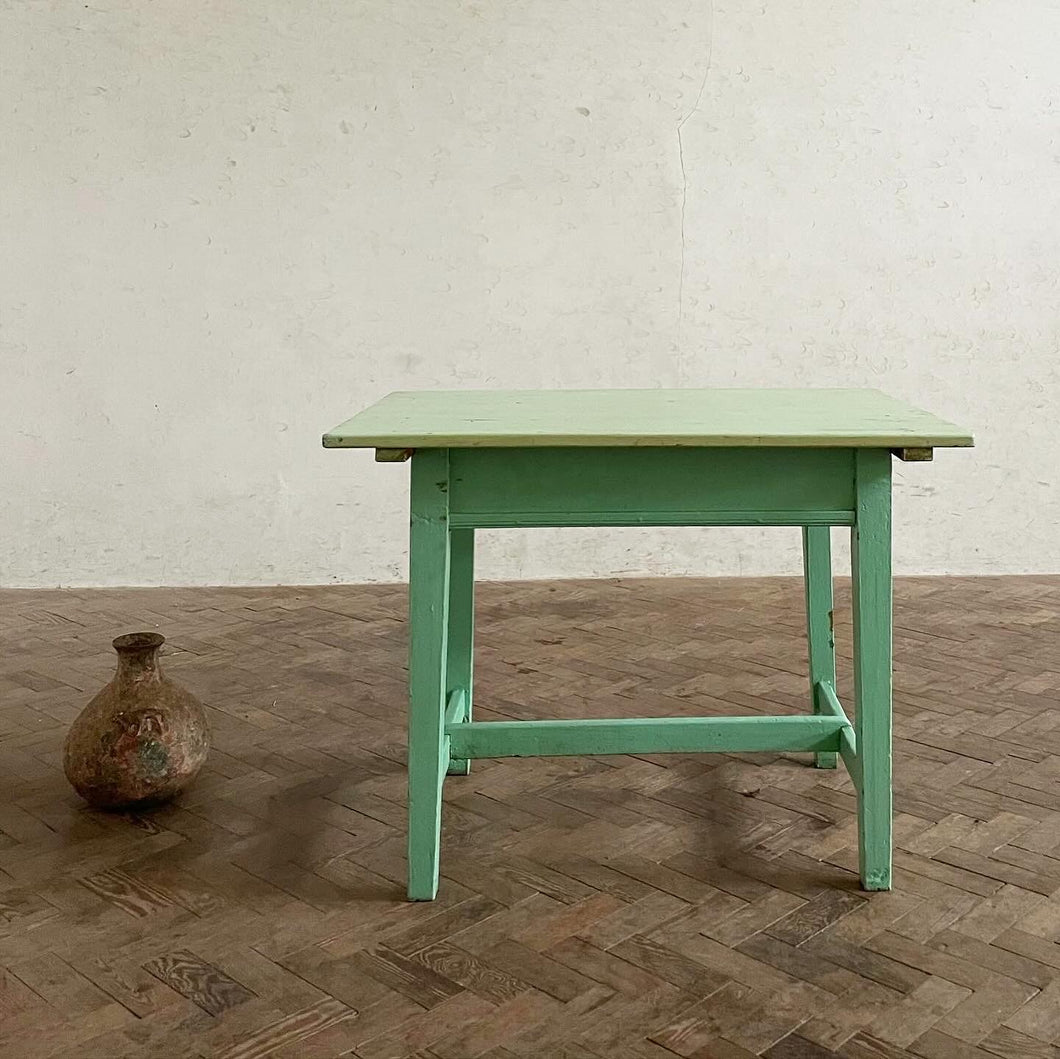 Green Painted French Provincial Table