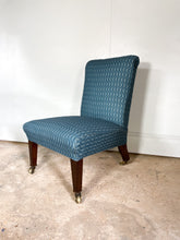 Load image into Gallery viewer, Victorian Slipper Chair - newly reupholstered
