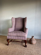 Load image into Gallery viewer, Tartan Wingback Armchair
