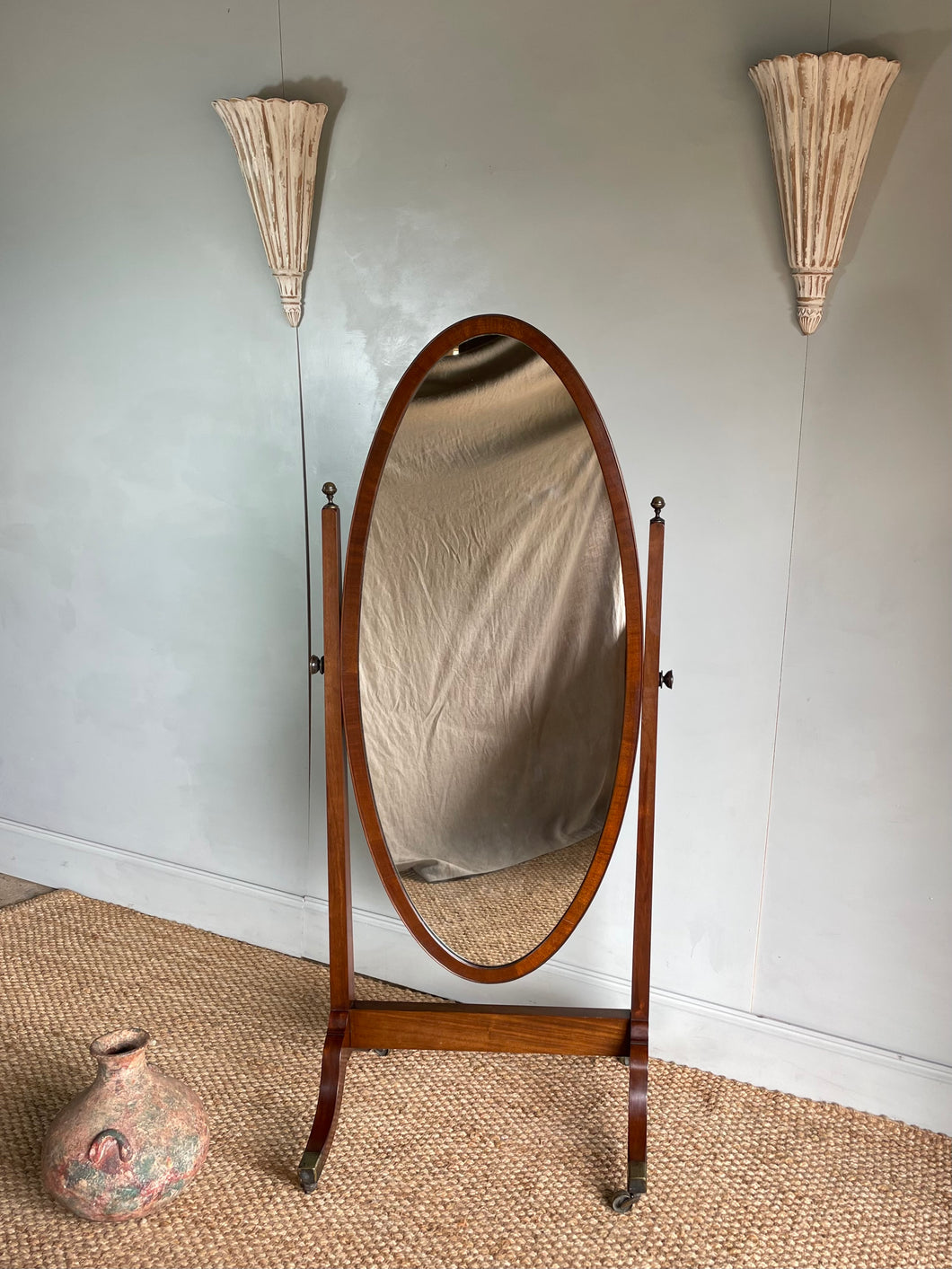 1920s Cheval Mirror