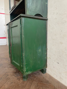 Antique Hungarian Glass Fronted Cabinet