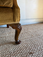 Load image into Gallery viewer, Antique Wingback Armchair
