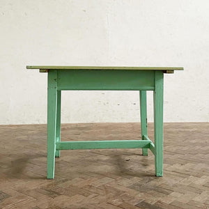 Green Painted French Provincial Table