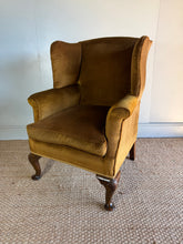 Load image into Gallery viewer, Antique Wingback Armchair
