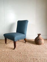 Load image into Gallery viewer, Victorian Slipper Chair - newly reupholstered
