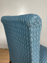 Load image into Gallery viewer, Victorian Slipper Chair - newly reupholstered

