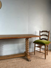 Load image into Gallery viewer, Barley Twist Slim Dining Table
