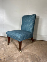 Load image into Gallery viewer, Victorian Slipper Chair - newly reupholstered
