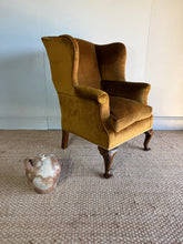 Load image into Gallery viewer, Antique Wingback Armchair
