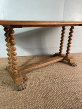 Load image into Gallery viewer, Barley Twist Slim Dining Table
