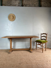 Load image into Gallery viewer, Barley Twist Slim Dining Table
