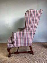 Load image into Gallery viewer, Tartan Wingback Armchair
