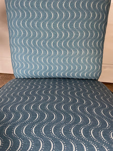 Victorian Slipper Chair - newly reupholstered