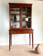 Load image into Gallery viewer, Regency Glazed Cabinet on Turned Legs
