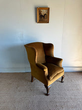 Load image into Gallery viewer, Antique Wingback Armchair

