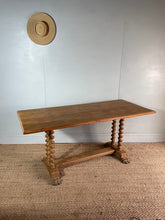 Load image into Gallery viewer, Barley Twist Slim Dining Table
