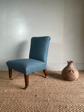 Load image into Gallery viewer, Victorian Slipper Chair - newly reupholstered
