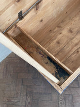 Load image into Gallery viewer, Bright Blue Hungarian Marriage Chest
