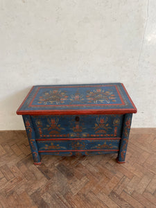 Hungarian Marriage Chest on Raised Legs