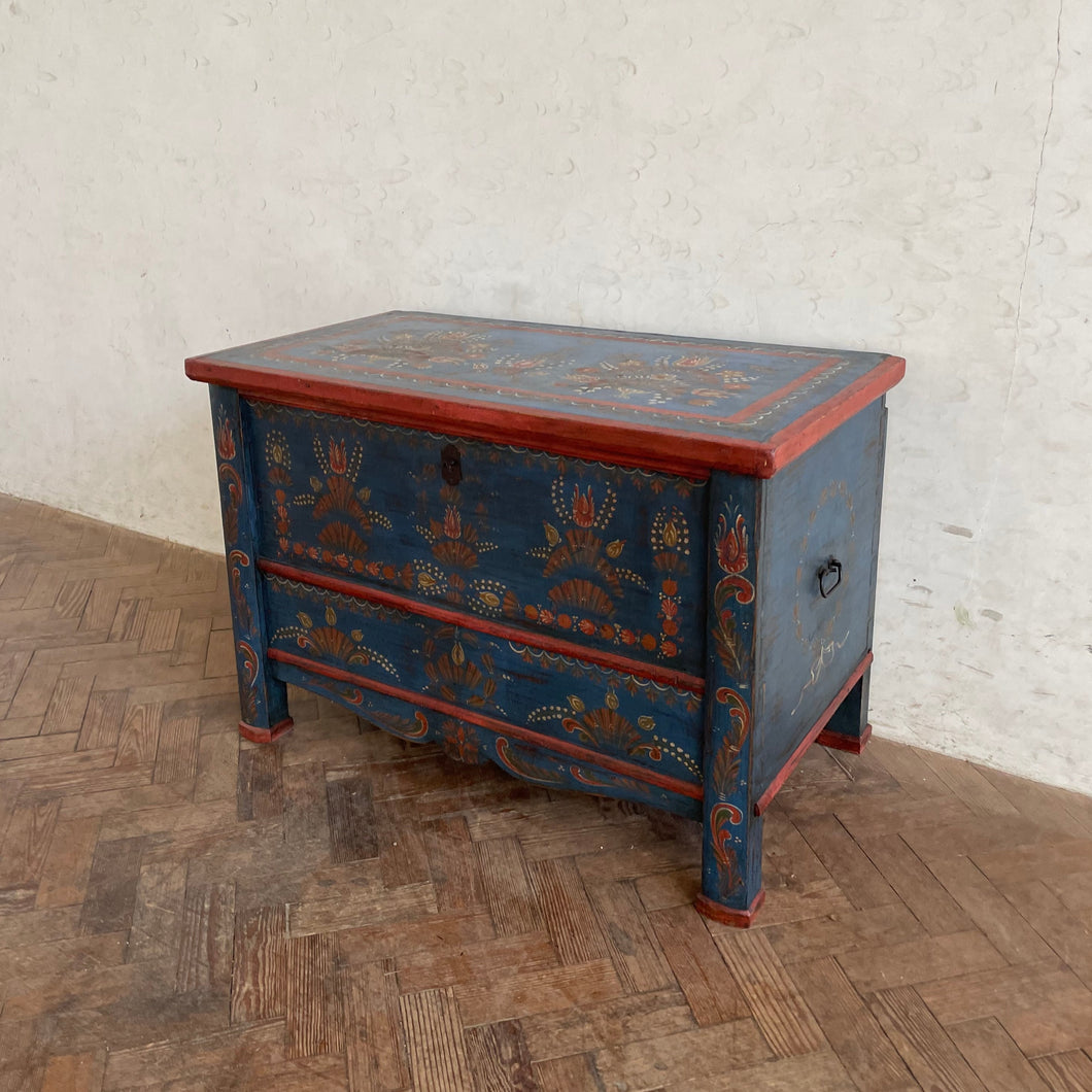 Hungarian Marriage Chest on Raised Legs