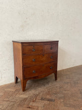 Load image into Gallery viewer, Georgian Mahogany Bow Fronted Chest of Drawers
