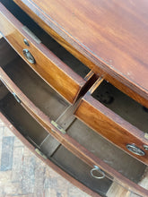 Load image into Gallery viewer, Georgian Mahogany Bow Fronted Chest of Drawers
