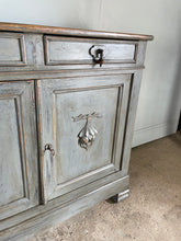 Load image into Gallery viewer, Antique French Sideboard  - Painted in a Blue / Grey
