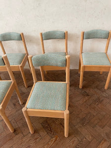 Set of 6 Mid - Century Chairs