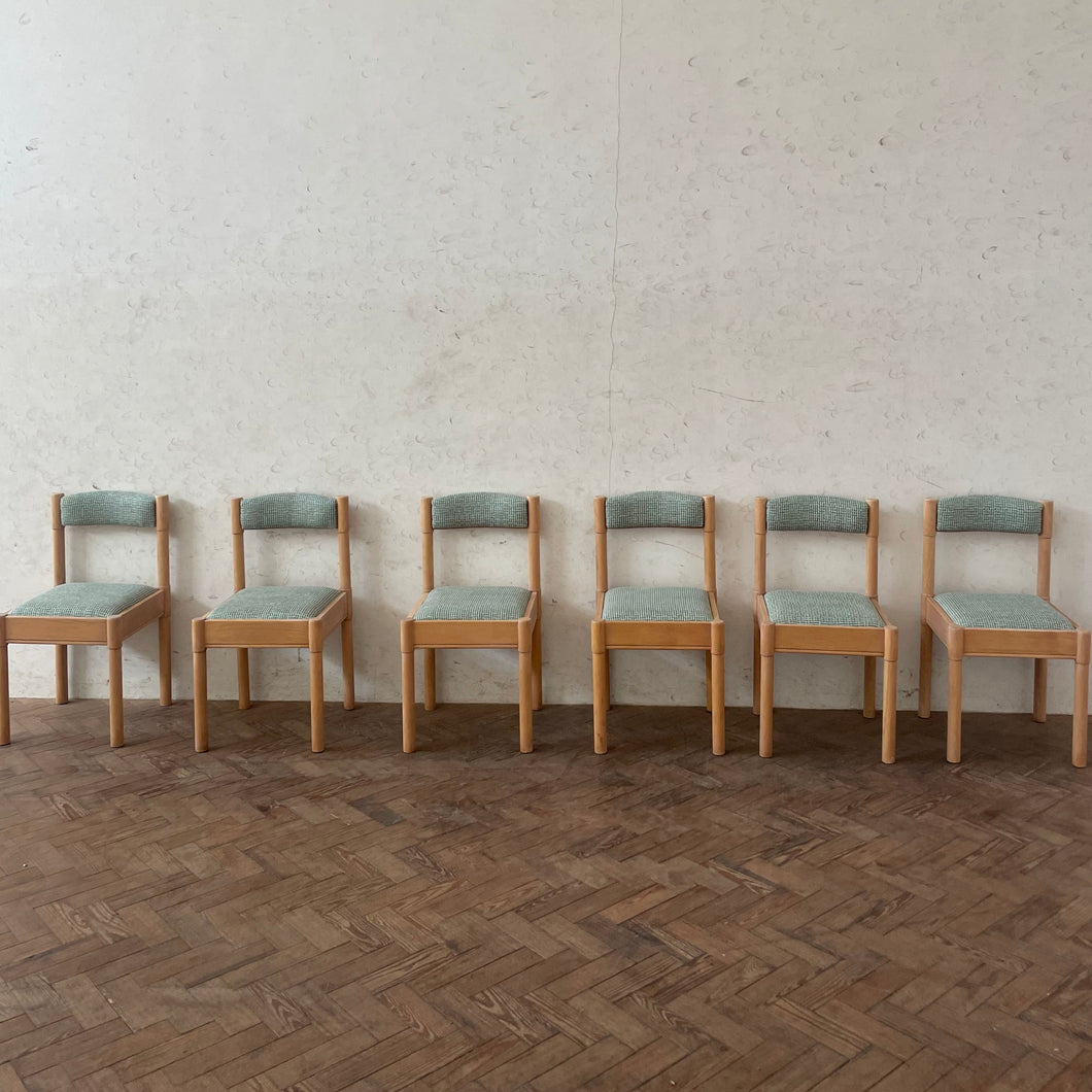 Set of 6 Mid - Century Chairs