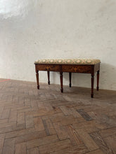 Load image into Gallery viewer, An Edwardian rosewood and inlaid duet stool
