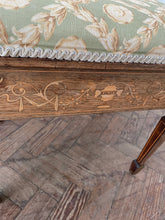 Load image into Gallery viewer, An Edwardian rosewood and inlaid duet stool
