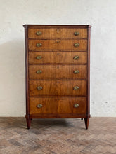 Load image into Gallery viewer, 19th Century Dutch Walnut Tallboy Chest of Drawers
